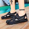 Genuine Leather Men Sandals Superior Quality Luxury Summer Shoes Men Fashion Sandalias Beach Shoes Soft Bottom Breathable Ui90