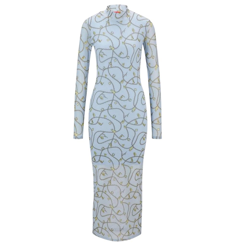 Hugo Womens/Ladies Nasuse 2 Mesh Maxi Dress