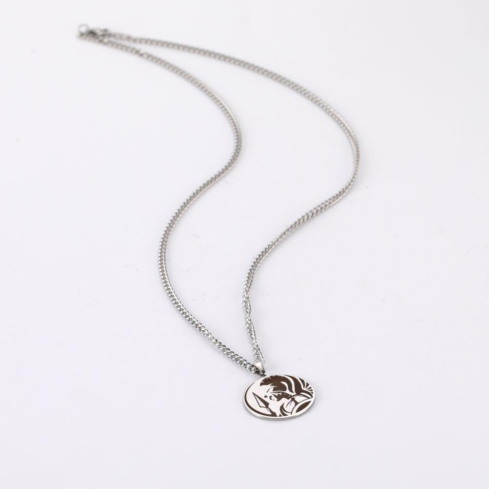 Lemegeton Greek mythical amulet pendant necklace stainless steel retro necklace jewelry necklace couple romantic gift