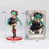 Hatsune Miku Anime Figurine 'Puss In Boots' Tale Wonderland Desktop Desktop Plush Doll Cute Girl Model Toy Gift