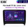 9-tolline autostereo raadio Car-play GPS-navigatsioon ühilduv TT MK2 2006-2014 jaoks Android 14