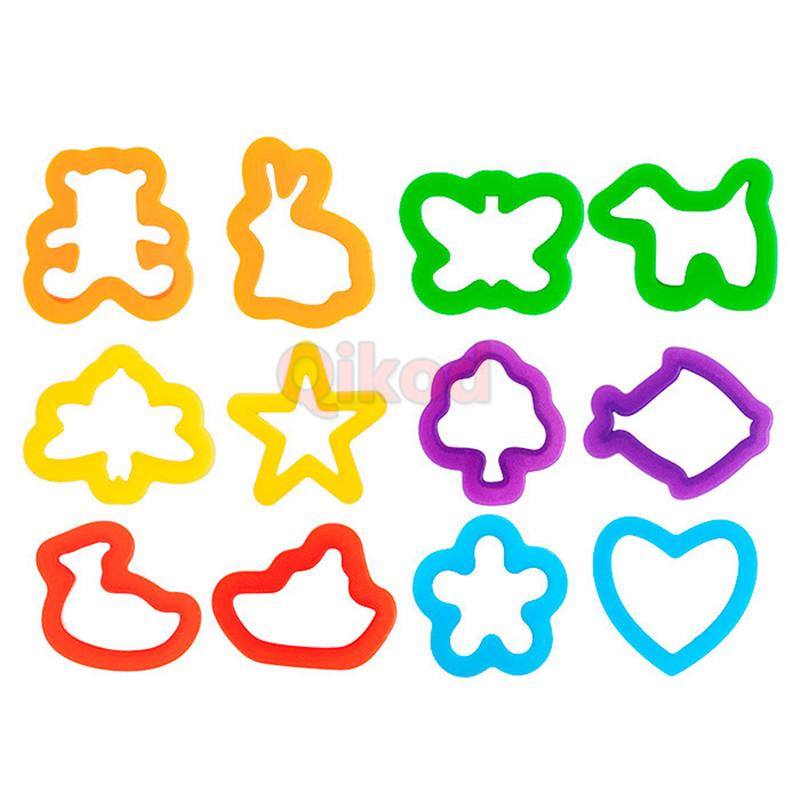 New Educational Plasticine Mold Modeling Clay Kit Slime  For Child Plastic Play Dough Tools Sets DIY Kid Cutters