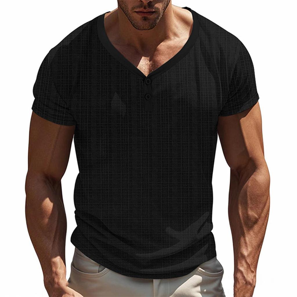 Men'S T-Shirt Street Casual Fashion Short Sleeved Top