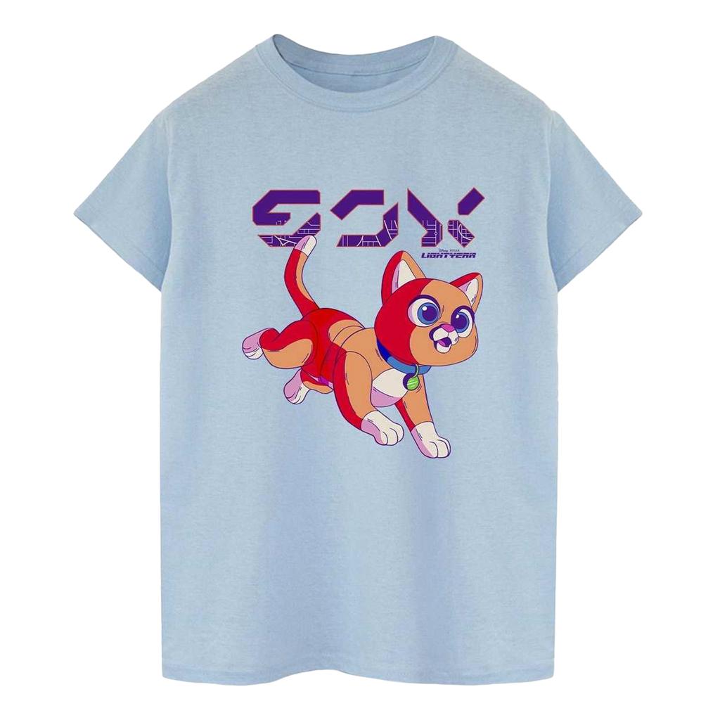 Disney Mens Lightyear Sox Digital Cute T-Shirt