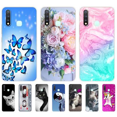 For Vivo Y19 Case 6.53'' Soft TPU Silicon Cover For Vivo Y19 Y 19 VivoY19 Case Phone Back Protective Bumper Shell Bag Coque