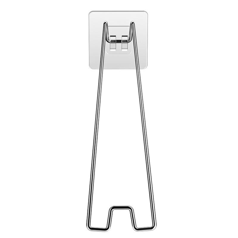 No-Drill Stainless Steel Photo Frame Stand - Desktop Display Bracket No-Drill Frame Stand (Small)