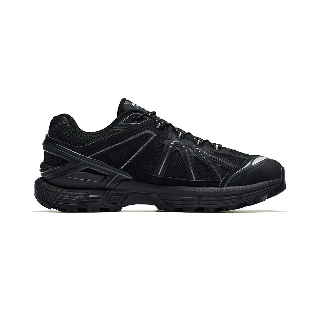 Anta Champion Series G03 Wandering Sports Fashion Versatile Outdoor Hiking Low Top Casual Shoes Men sneaker Basic-Black Castle-Gray 112638803A-1