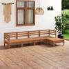 Day and Night - Day and Night Garden Furniture Set 5 Pieces Solid Pine Wood Honey Brown