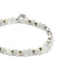 6mm Cut Labrato Green Chip Mix Gemstone Bracelet (C2503AC1359_GR)