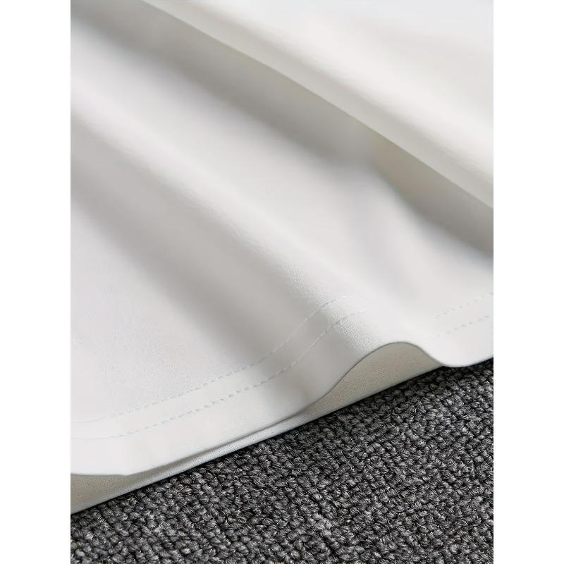 European Sizes Slight Stretch Men's Casual T-Shirt Crew Neck Loose Casual Fit For Men Comfortable Men's Tops