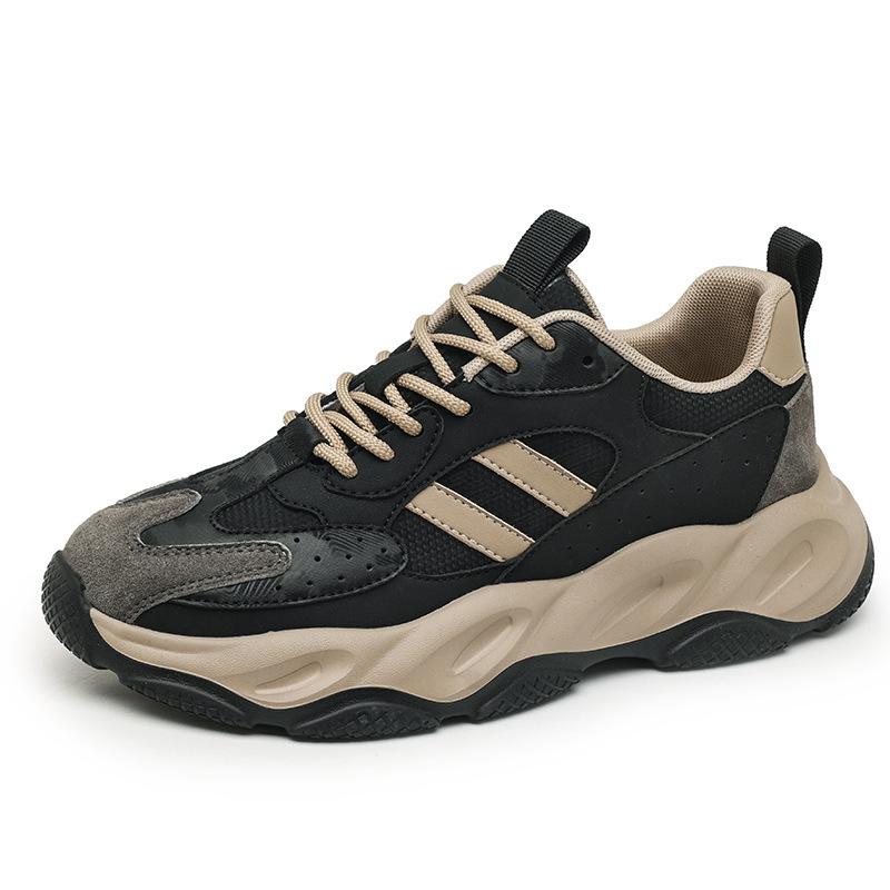 Shoes Autumn non-slip and wear-resistant casual sports Forrest Gump running sports lightweight black dad shoes