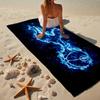 Toalla de Playa de Microfibra del Tottenham Hotspur Football Club, Ligera y de Secado Rápido, para Viajes de Verano, Esencial para la Playa, Piscina