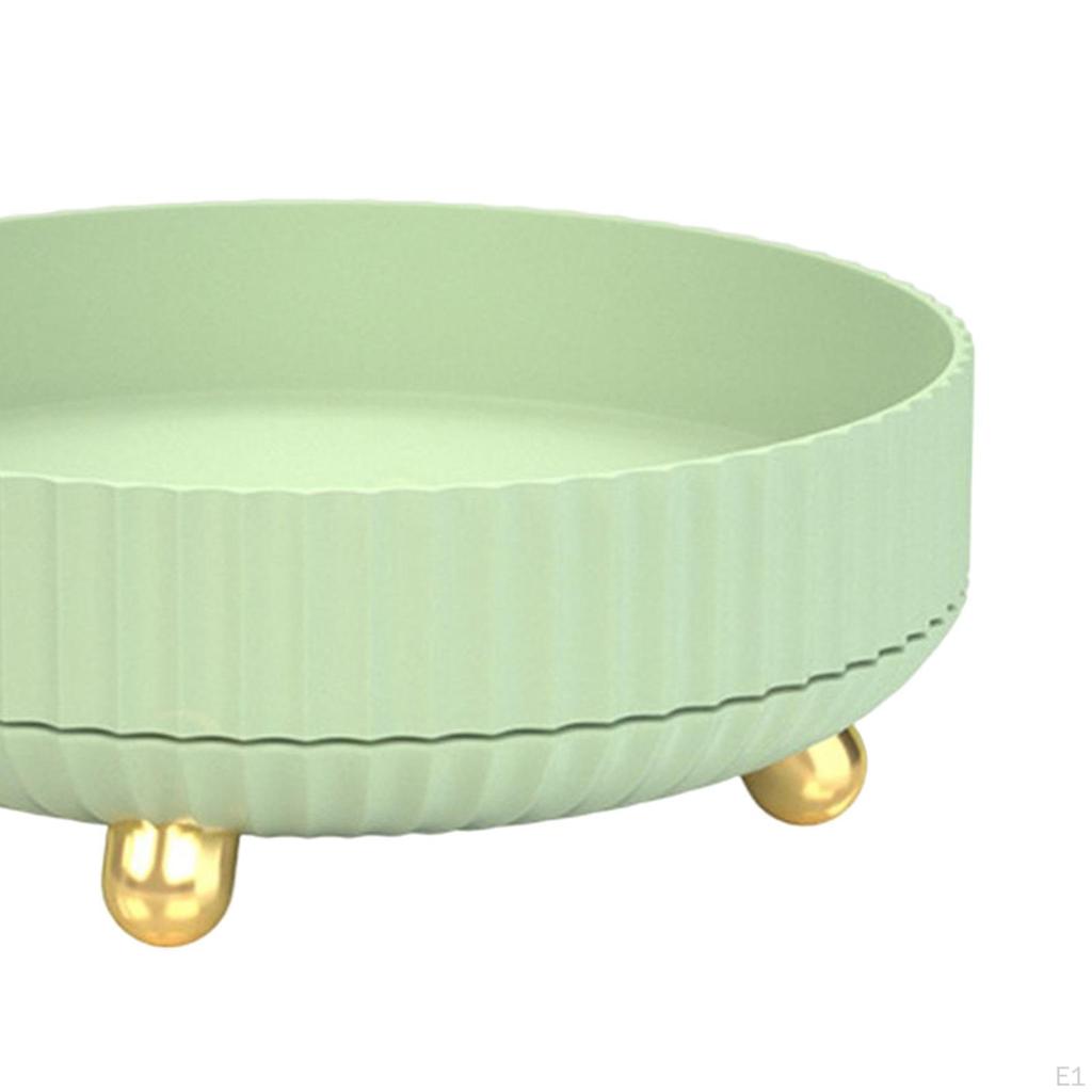 Luxury Rotating Makeup Organizer Large Capacity Multifunctional Jewelry Tray Dishes Platter Vanity
