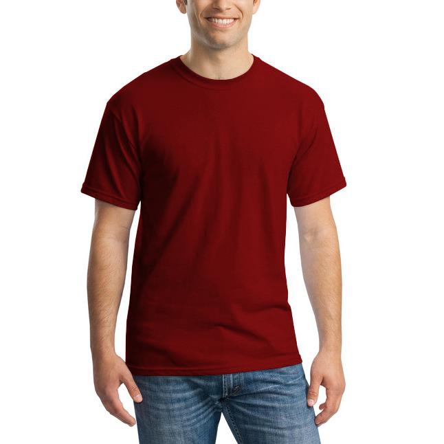 Men's Solid Color Fitness T-shirt - Short Sleeve