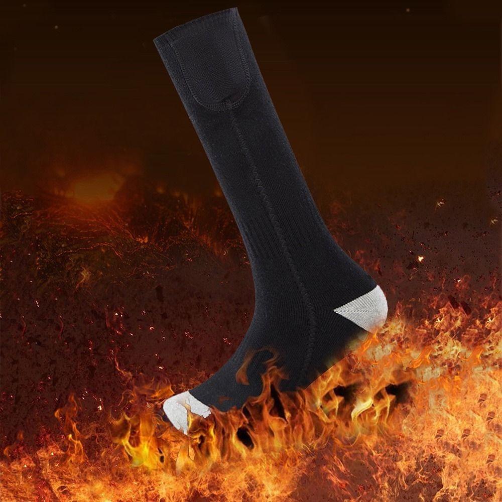 Fast Heating Winter Electric Heated Socks Thermal Insulation Men's Thermal Stockings  Outdoor