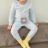 Kids' Lightweight Cotton Underwear Set - Autumn/Winter Pajamas for Elementary Students