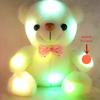 Colorful Glowing Bear Plush Toy Romantic Gift Luminous Stuffed Animal