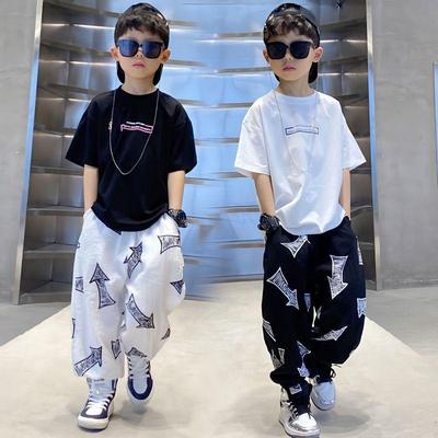 Jungen Kleidersets Sommer Kurzarm T-Shirt + Lockere Hose 2PCS Hip Hop Kinderkleidung Kinder Outfits Teenager 8 10 12 14 Jahre