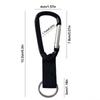 2pcs 13.2cm Webbing Spring Snap Hook Carabiner Lock Buckle  for Outdoor Camping Hiking