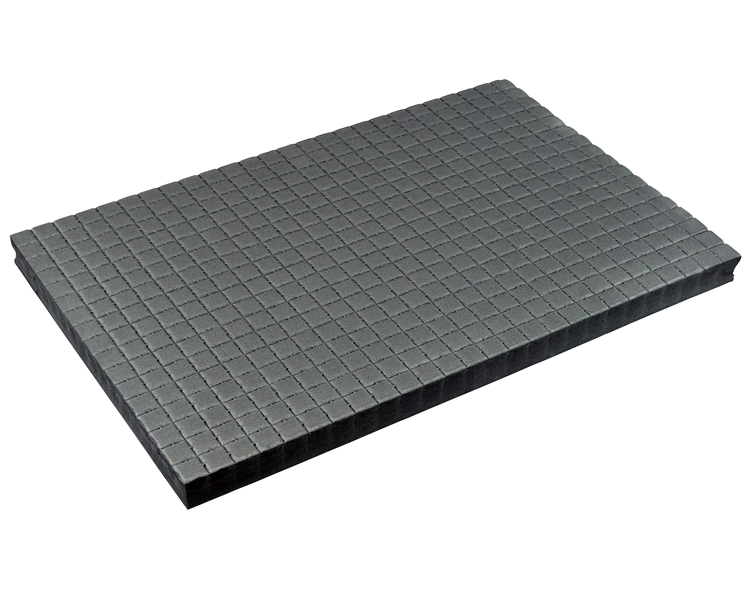 

HOZAN Cushioning Urethane, 3cm Thick, with 2x2cm Slits, Easily Customizable, Gray, B-87