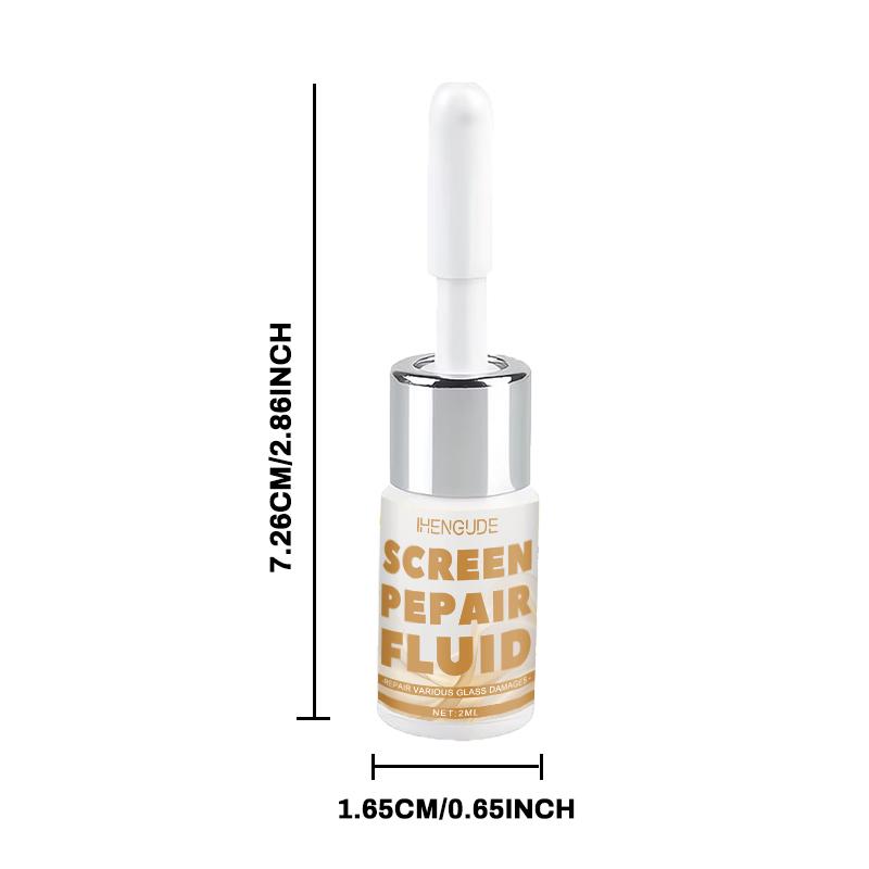 Mobile Phone Glass Repair Liquid (Specialized for Cracked Screens) - Instantly Rejuvenates the Screen, Comes with a Tool Kit - Strong Adhesive