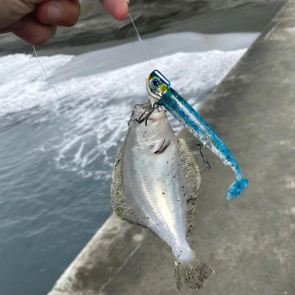 FINNECT Jig Head Worm Flounder Set Magochi Surf Set UV