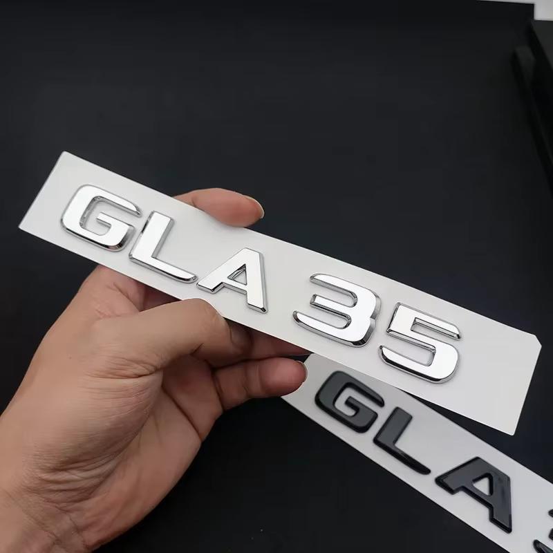 3D ABS Auto Heckklappe Schriftzüge GLA 35 45 45S Turbo 4matic Emblem Logo Für Mercedes GLA35 GLA45 GLA45S AMG X156 Zubehör