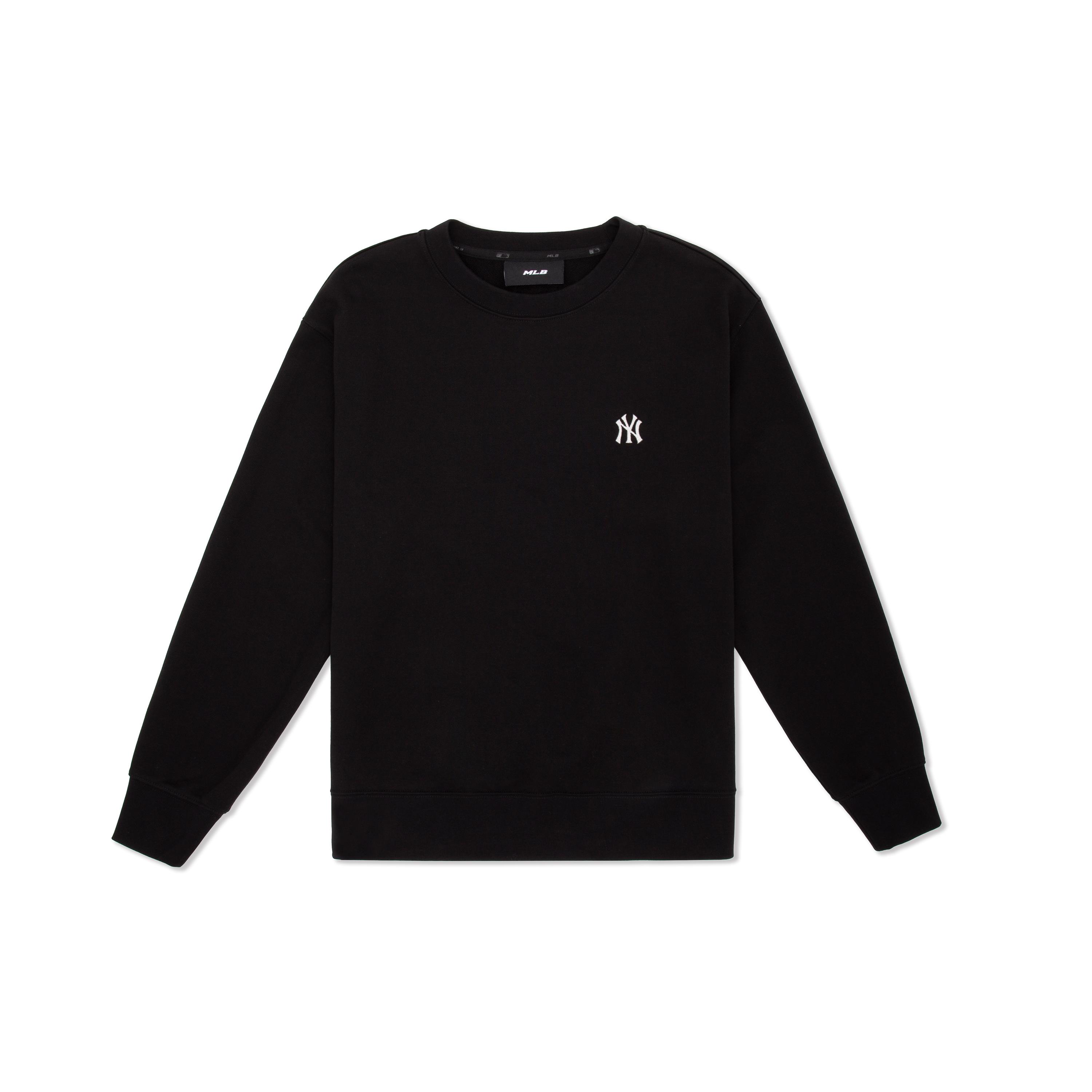 MLB New York Yankees Basic Collection 24FW Sweatshirt Unisex Black 3AMTB9144-50BKS XS