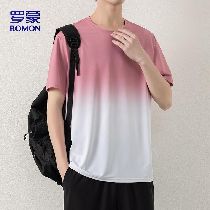 ROMON Men's Ice Silk Short Sleeve T-Shirt 8210