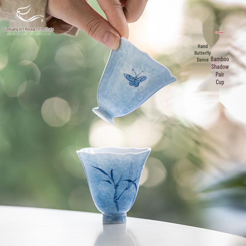 

Dunhuang Art Hand-painted Ceramic Tea Cup Gift Set