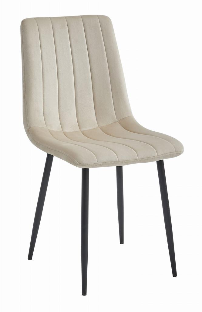 Lava Chair - Light Beige Velvet X 1