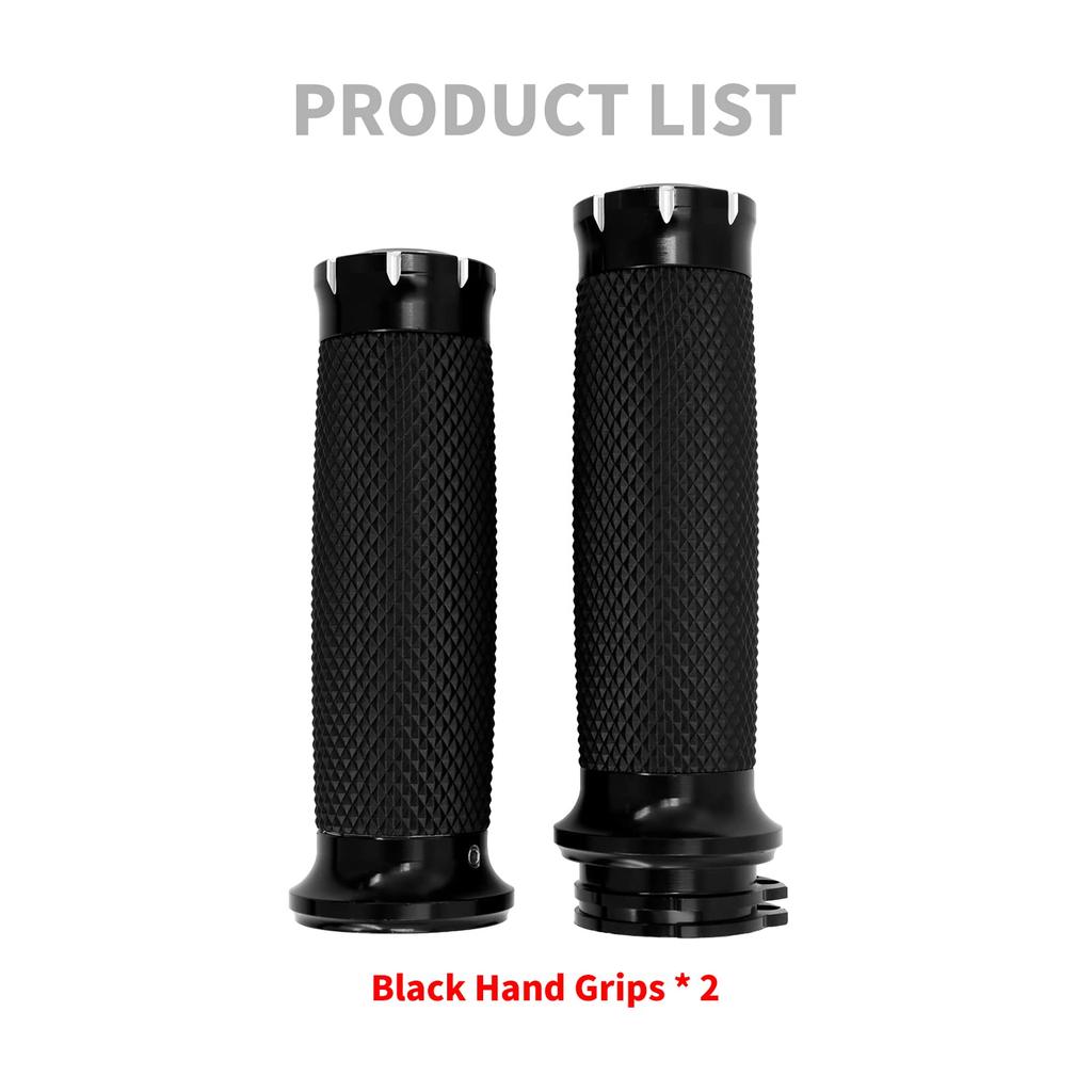 HDBUBALUS 1" 25mm Harley Bike Handle Grip for Harley Sportster Softail Touring Dyna
