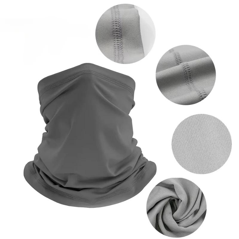 Outdoor Eisseide Sonnenschutz Lätzchen Frühling und Sommer Motorrad Halsbedeckung Sport Magisches Bandana Reitmaske Vollgesicht