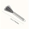 Multi-Purpose Long Handle Hanging Cleaning Brush, Stainless Steel, No Power Required, for Living Room, Bedroom, Bathroom, Kitchen, Furniture