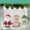 Mold Santa Silicone Claus Christmas Elk Snowman Cake Decoration Mold Fondant Baking Mold