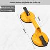 Heavy-Duty Glass Suction Cup with Thickened Aluminum Handle for Tiles, Marble, and Floors