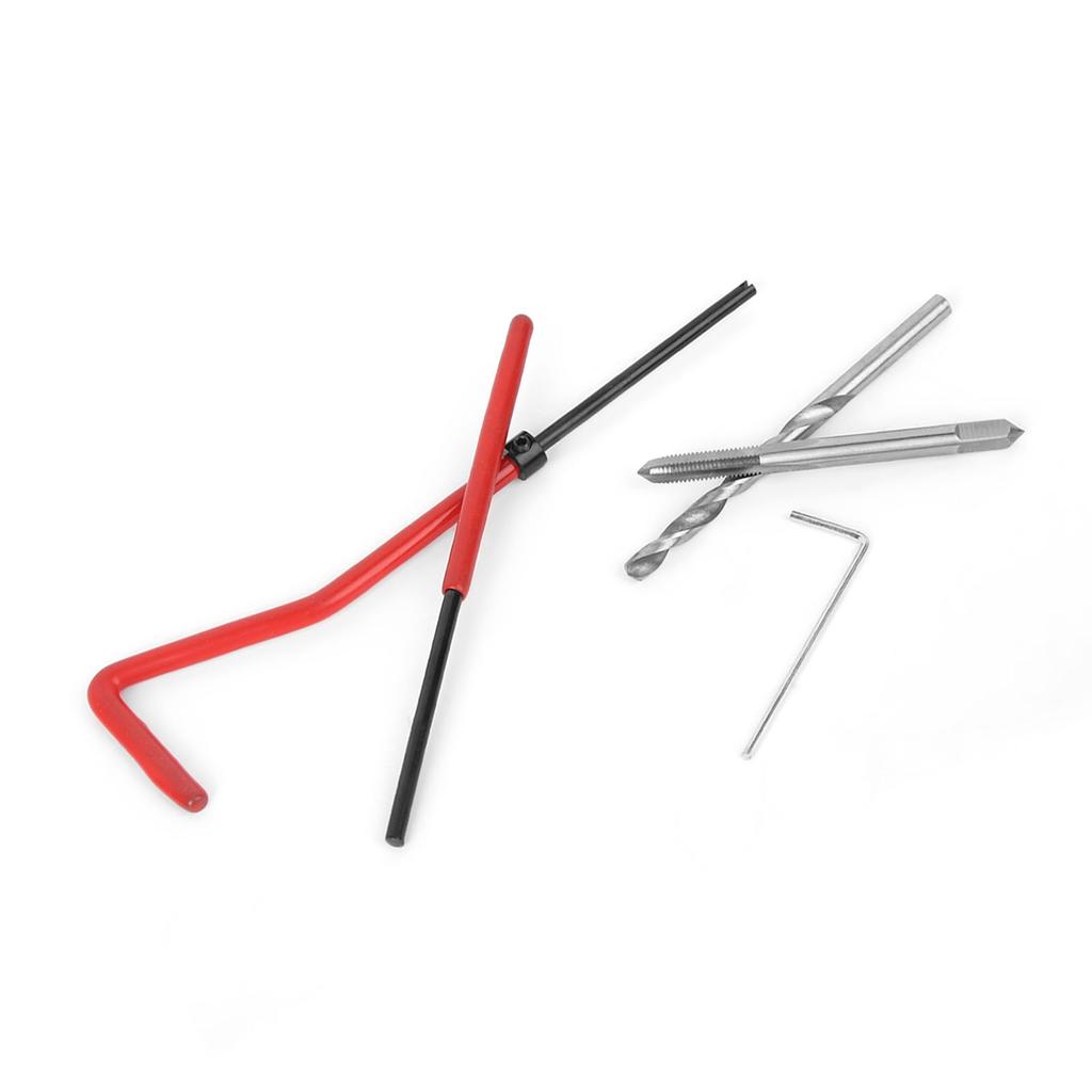 25Pcs/box Thread Repair Insert Kit M4 with Transparent Plastic Box for Processing Machinery Thread Repair Insert Set