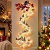 2027 Christmas Magic Trail Wall Light Lighted Hanging Festive Ornament Lights for Indoor WindowDecor Holiday Ornaments