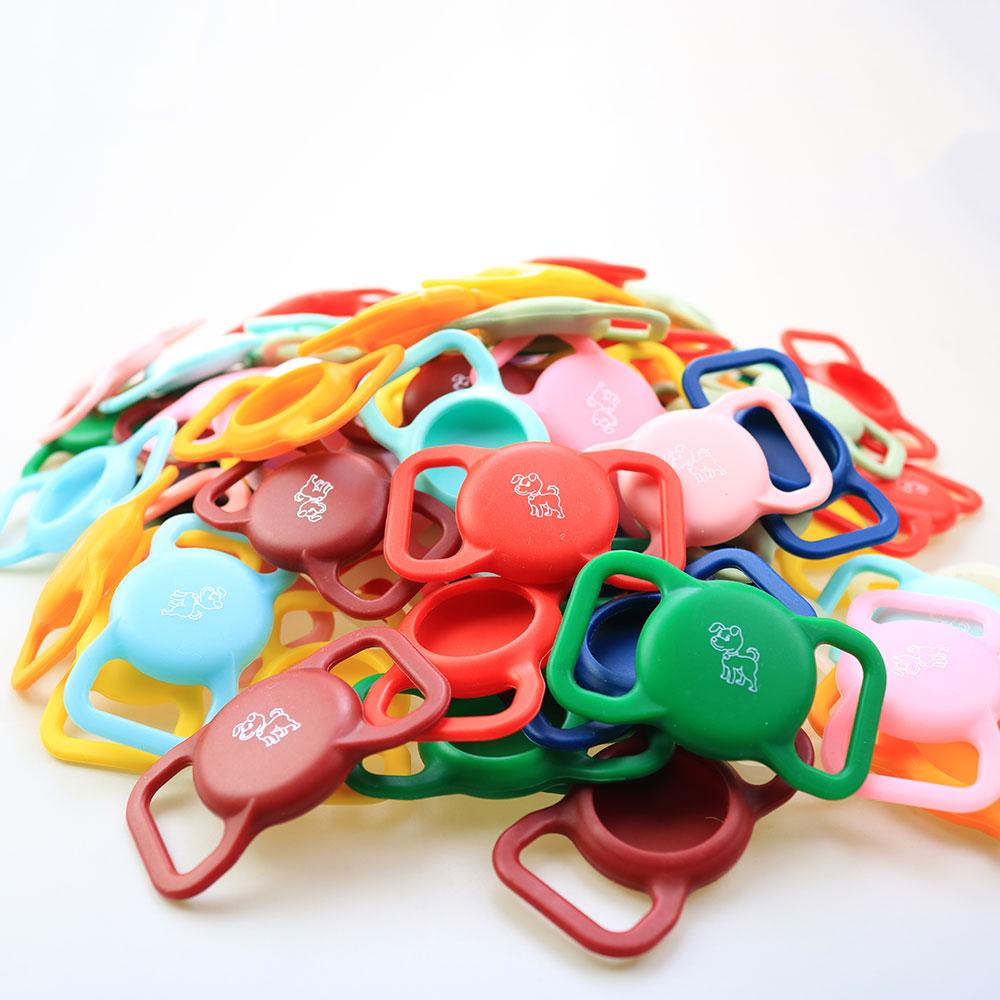 Silicone World Pet Silicone Protective Case GPS Finder Dog Cat Collar Loop For Apple Airtags For Apple Locator Tracker Anti-lost