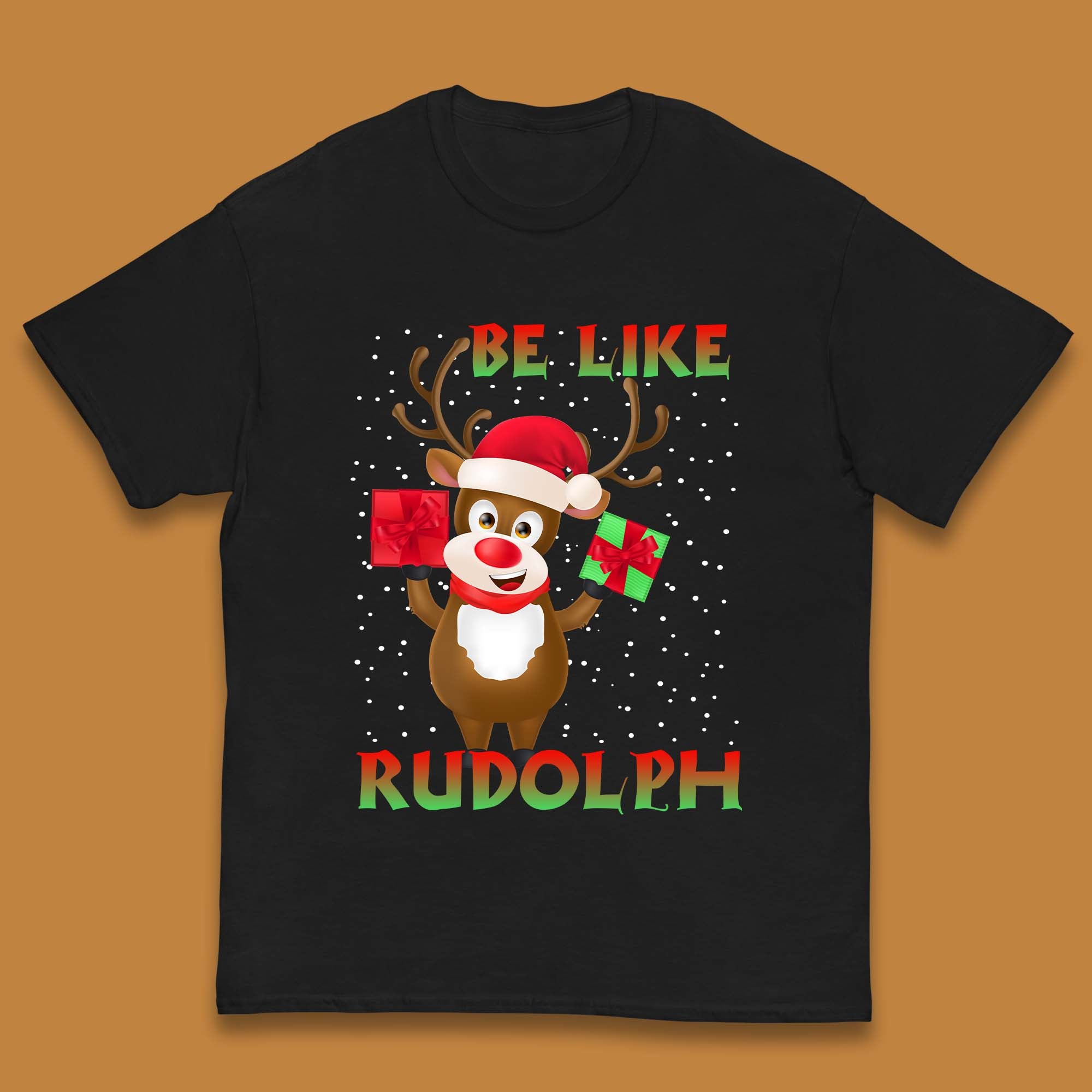 Be Like Rudolph Christmas Kids T-Shirt 160