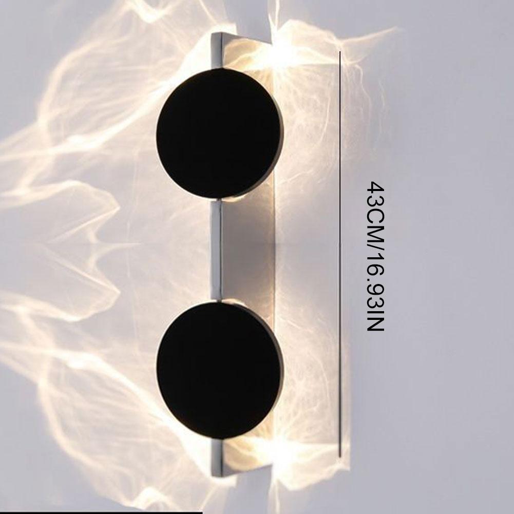 Rotatable Wall Light Modern Porch Wall Lamp Water Ripple Wall Lamp Atmosphere Wall Sconces for TV/Mirror Bedroom Living Room