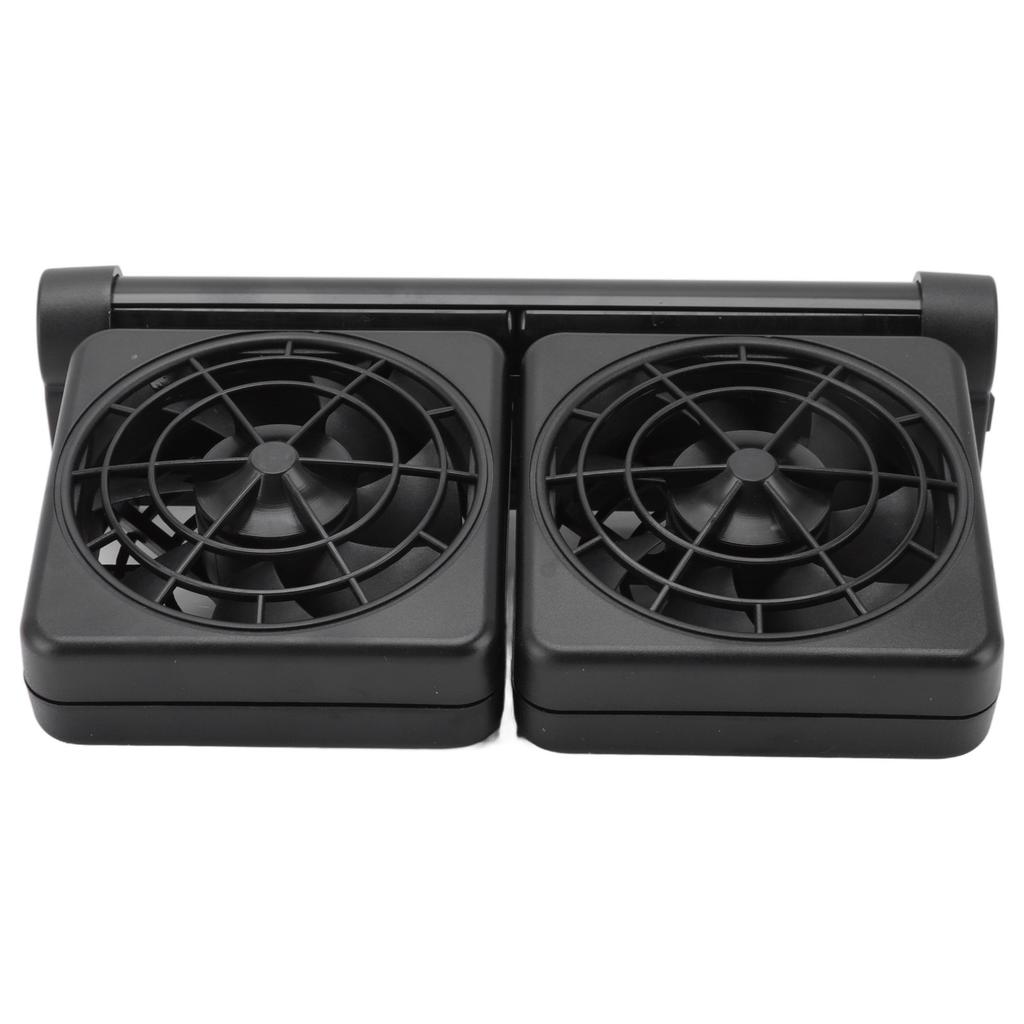 Aquarium Chillers Fan Mini Adjustable Quiet Fish Tank Water Cooling Fan for Freshwater Saltwater