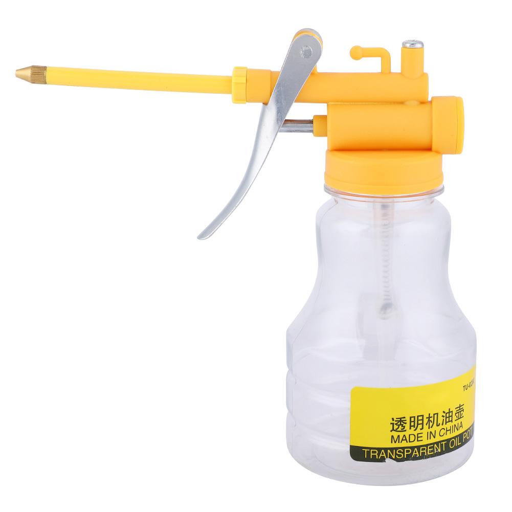 TU 0280 Transparent Oil Pot Bottle Machine Oil Pot Can Oil Sprayer 350g Hard Tube