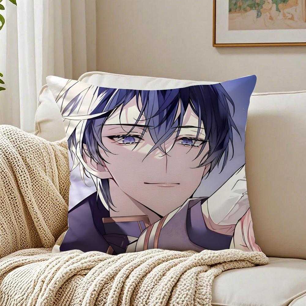 Isekai Romantic Light Novel Comic 7th TTime Loop Cushion Cover Pillowcase Antidustmite living Room Sofa Decor Cushion Room