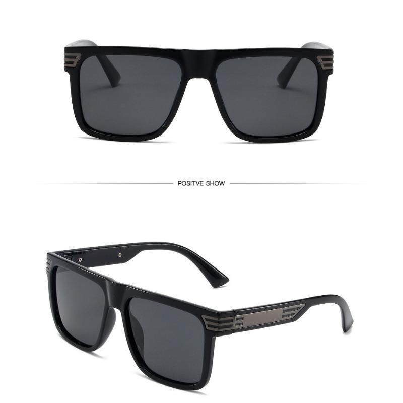 Square Sunglasses for Men Polarized UV400 Fashion Sunglass Sport Sun Glasses Driving Vintage Oversized Big UV Protection Shades