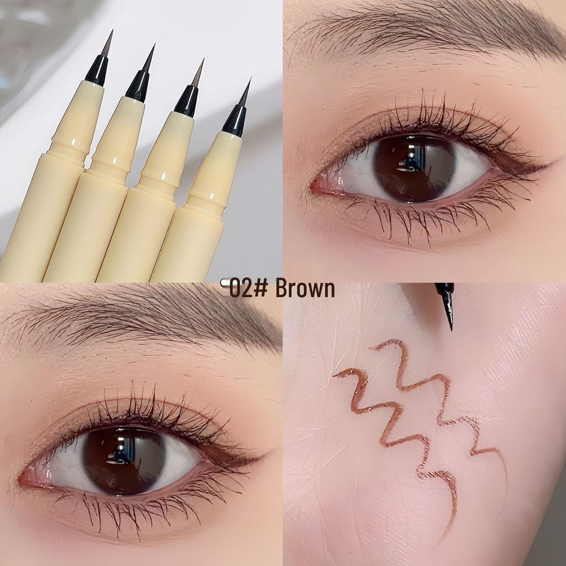 

Suake Fine Eyeliner Pen - Smooth Brush, Long-lasting, Smudge-proof Liquid Eyeliner 0.6ML