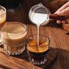 155ml/250ml/316ml Vintage American Coffee Mug Latte Mocha Coffee Cups Heat-resistant Drinking Glasses Transparent Cappuccino Cup