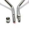 Motorcycle Left and Right 10mm Standard Chrome Plated Universal Fit for Kawasaki and Honda Motorcycles Mirrors, Set, Thread, Silver, Adjustable,