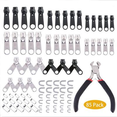 Kit de réparation de fermeture éclair 85 pièces - Solution tout-en-un pour bagages, sacs et vêtements