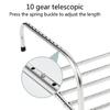 Stainless Steel Folding Drying Rack Collapsible Clothes Towel Bath Towel Shoe